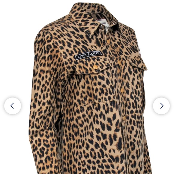 Zadig and Voltaire leopard shirt jacket - Picture 2 of 3